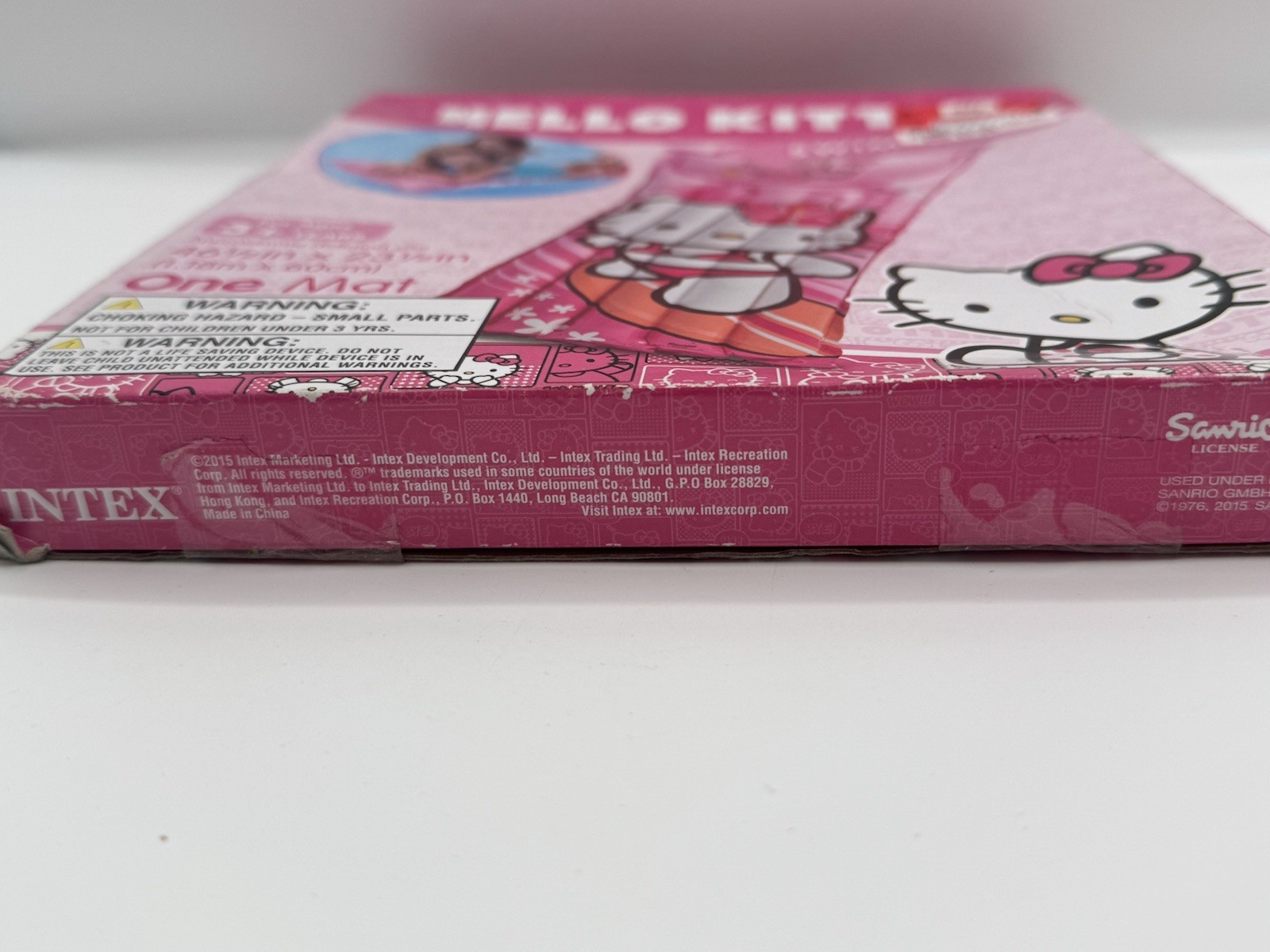 NEW Intex Hello Kitty Inflatable Swim Mat For Ages 3+ Years Lounger 46″ x 23″