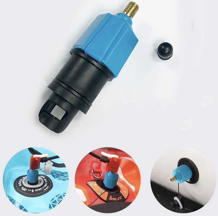 Manner Inflatable Sup Toys Valve Adaptor PA66+ Blue 30%gf