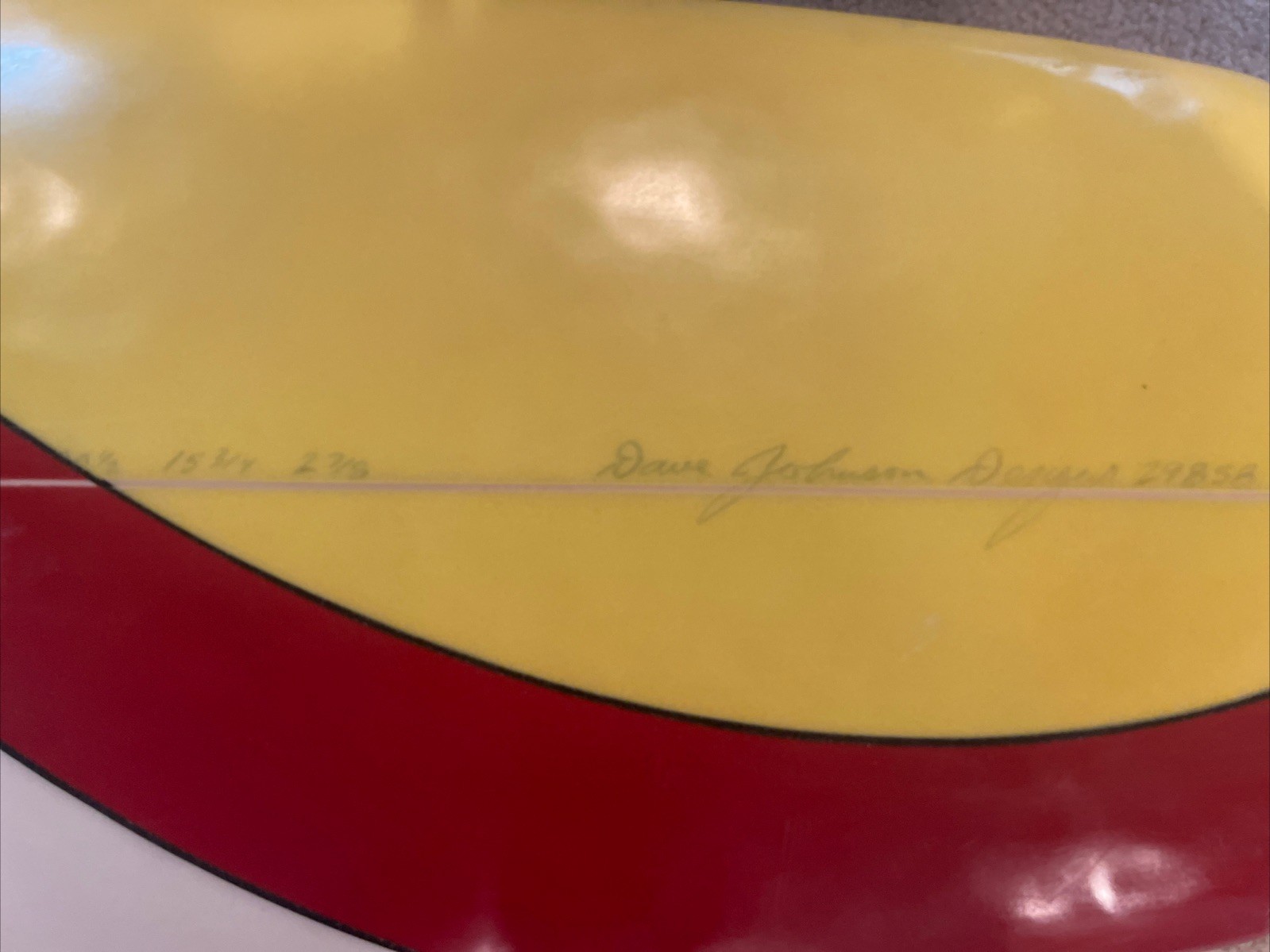 Dave Johnson Progressive Surfboard 6’3” Short Board Quad Fin W/ GoPro Stand