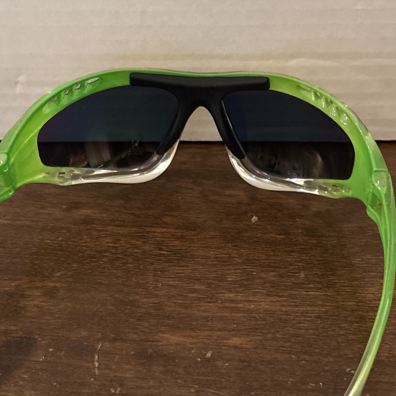 Pro Goggles Green Fade Frame/Revo Lens Sunglasses PWC Jetski With Case