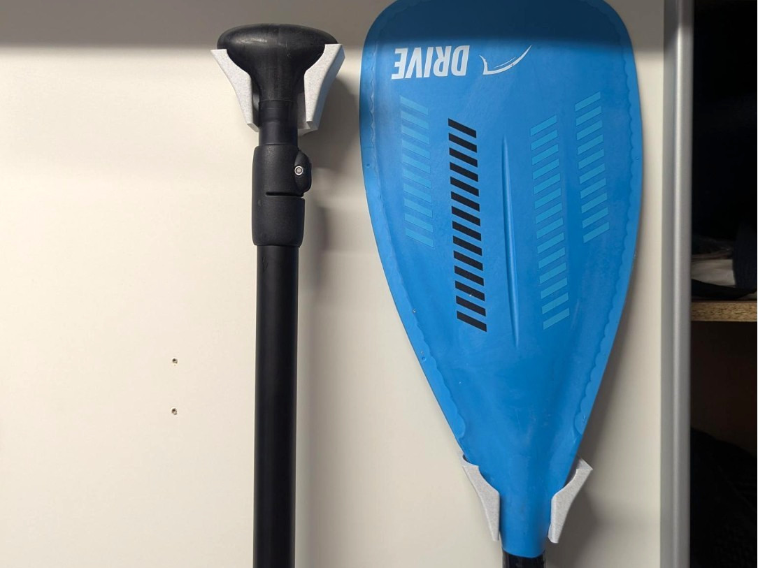 Wall Mount for Paddle Board (SUP) Paddle Universal Space Saving