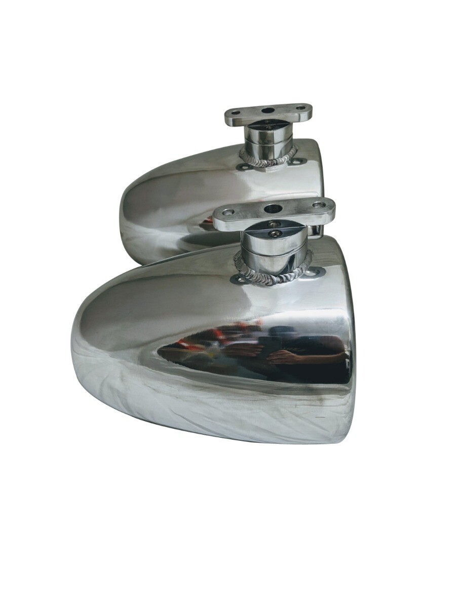 Malibu Illusion X Wakeboard Tower Speaker Can Pods With Mounts-Polished or Black