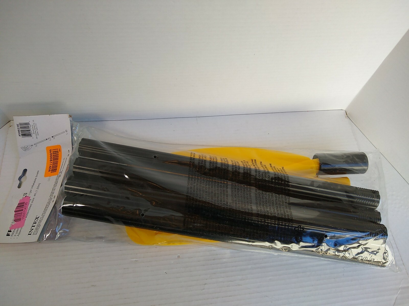 Intex 4ft (1,22m) Paddles Plastic Ribbed French Oars – Boat Kayak (1 Pair)