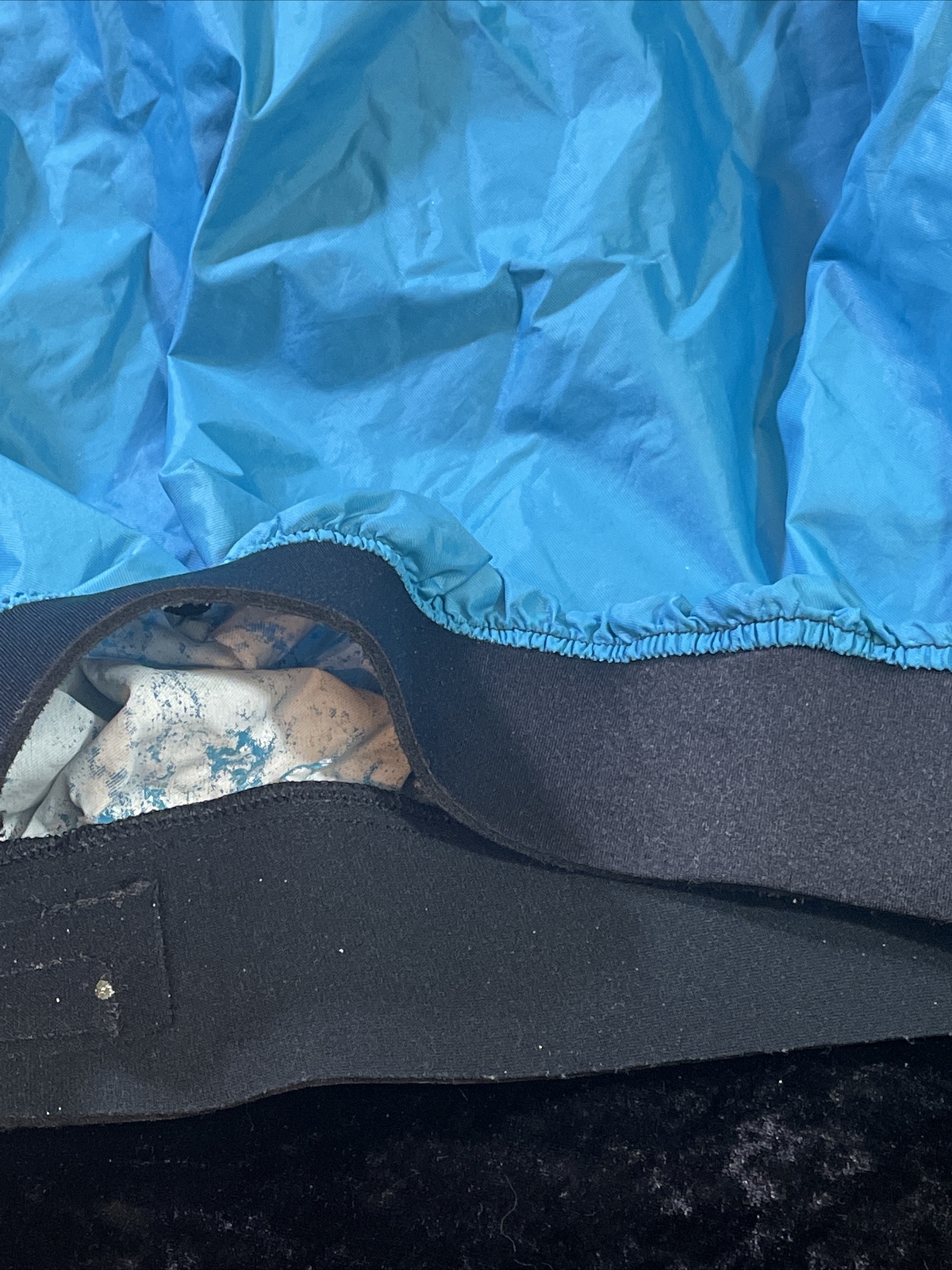 Mountain Surf Spray Jacket for Canoeing/Kayaking Size Large Turquoise Blue