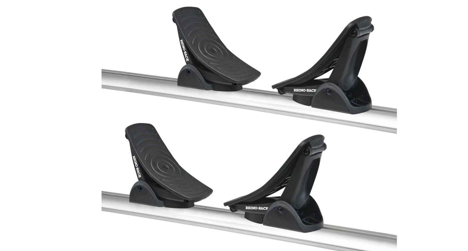 Rhino-Rack Nautic 580 Side Loading Kayak Carrier Roof Rack System Black