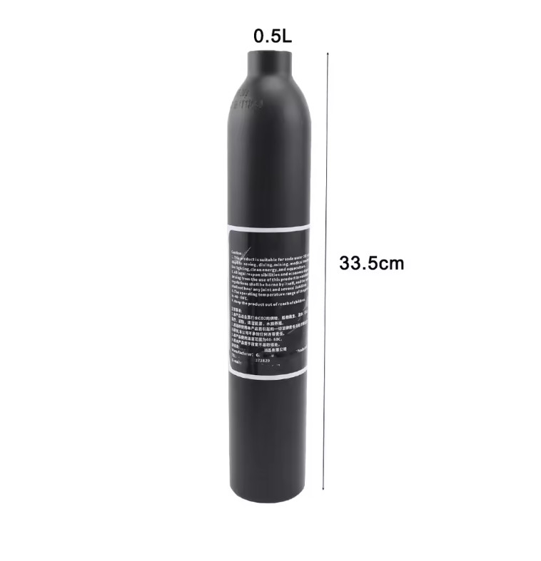 PCP 300BAR 4500PSI Tank Aluminum Co2 Cylinder High Pressure Air M18x1.5 Thread
