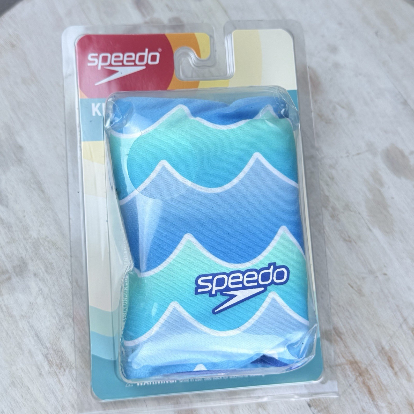 NEW Speedo Kids Fabric Swim Armbands – Inflatable Floats Up to 110 lbs