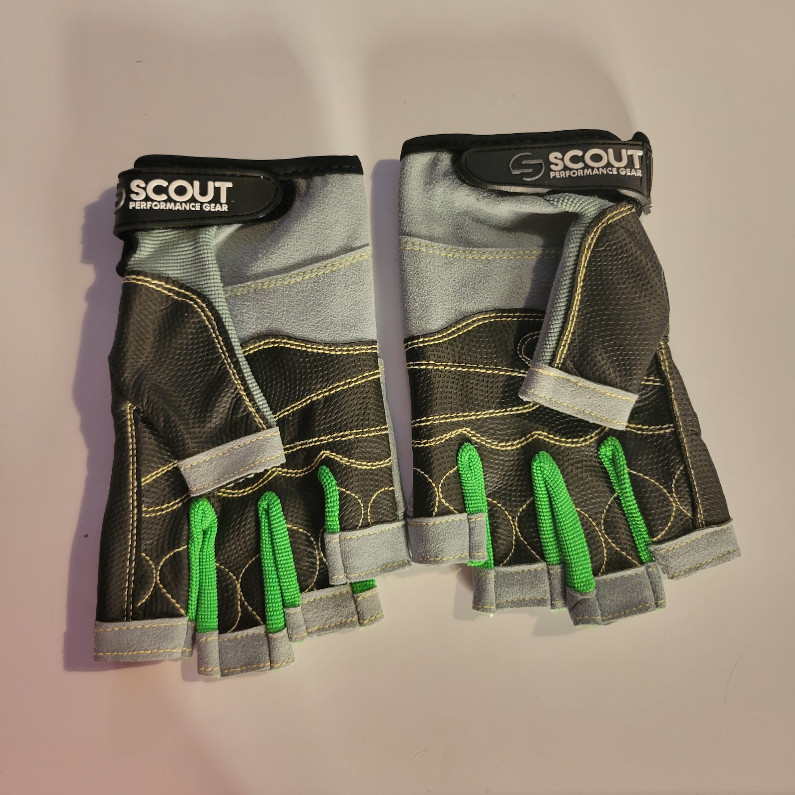 Sailing Gloves Kayaking Fishing Glove with Grippy Palm Spandex Rope Scout NEW