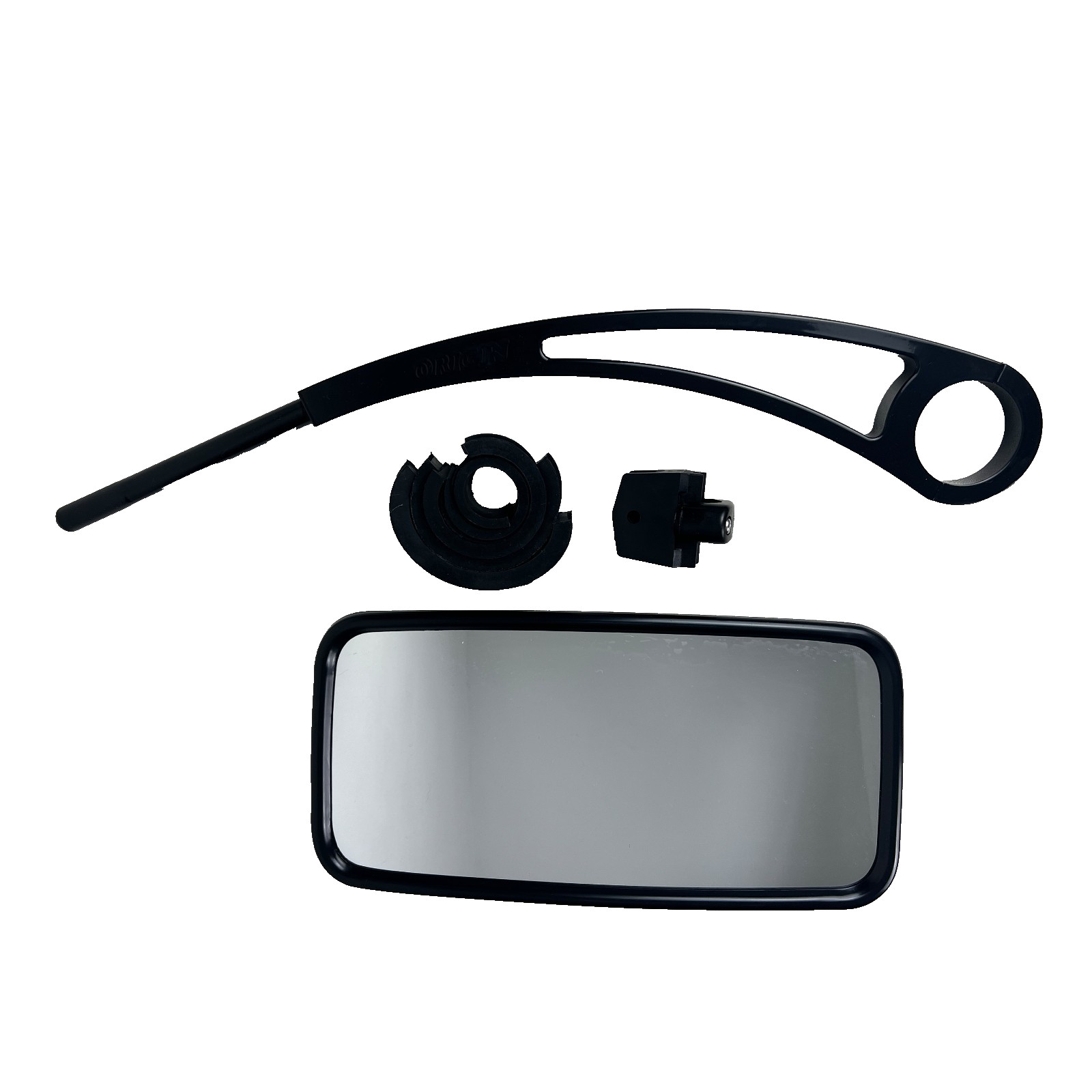 SALE Origin Wakeboard Tower Mirror Arm Black Coated W/ Safety Rearview Mirror