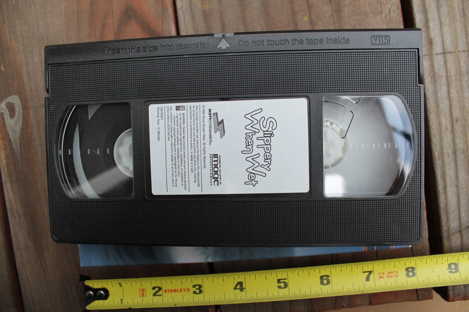 Slippery When Wet Bruce Browne 1958 Classic Vintage OG SC Surfing VHS Video Film