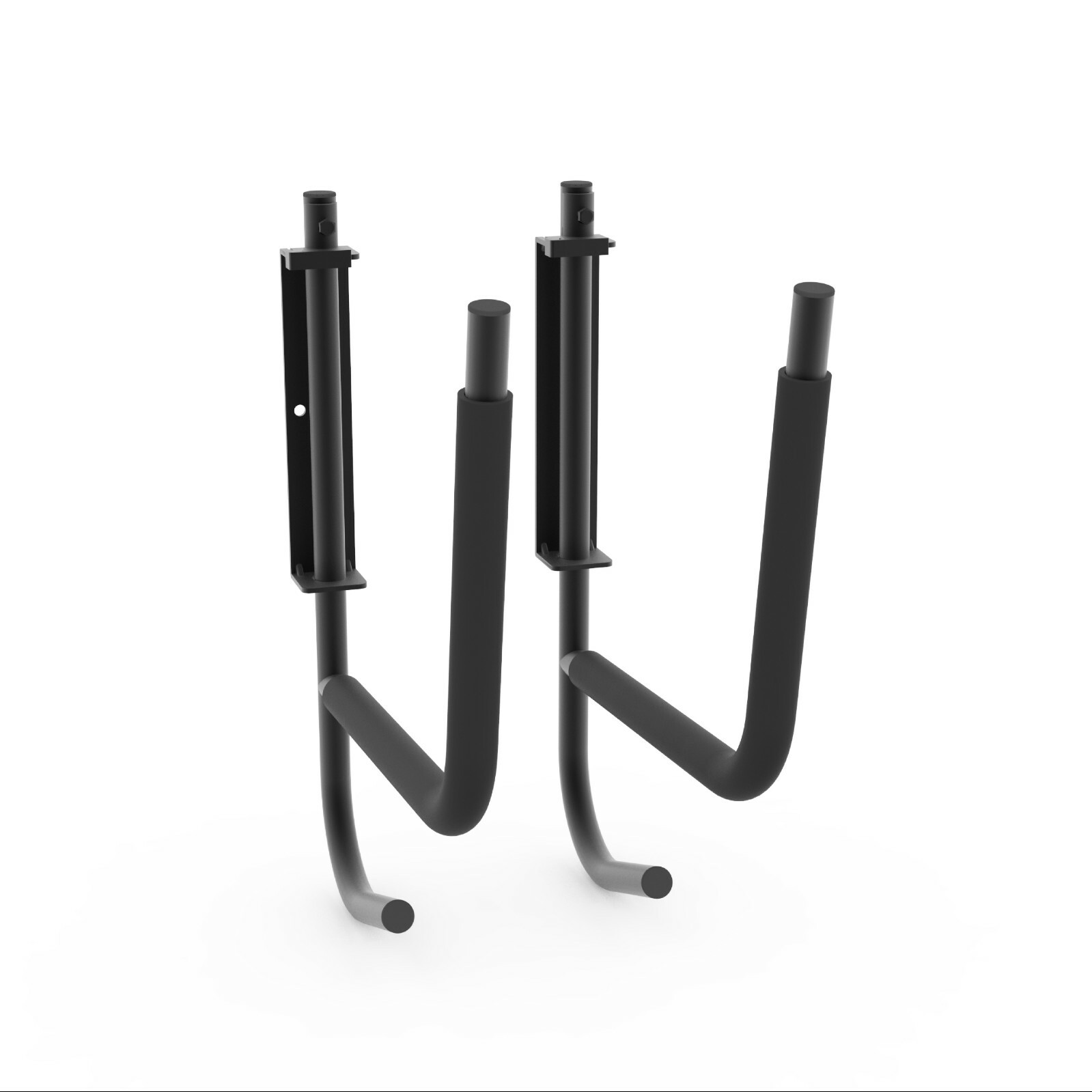 2 Pcs Folding Kayak Rack Wall Mount Ladder Surfboard Canoe Storage Hanger Hooks