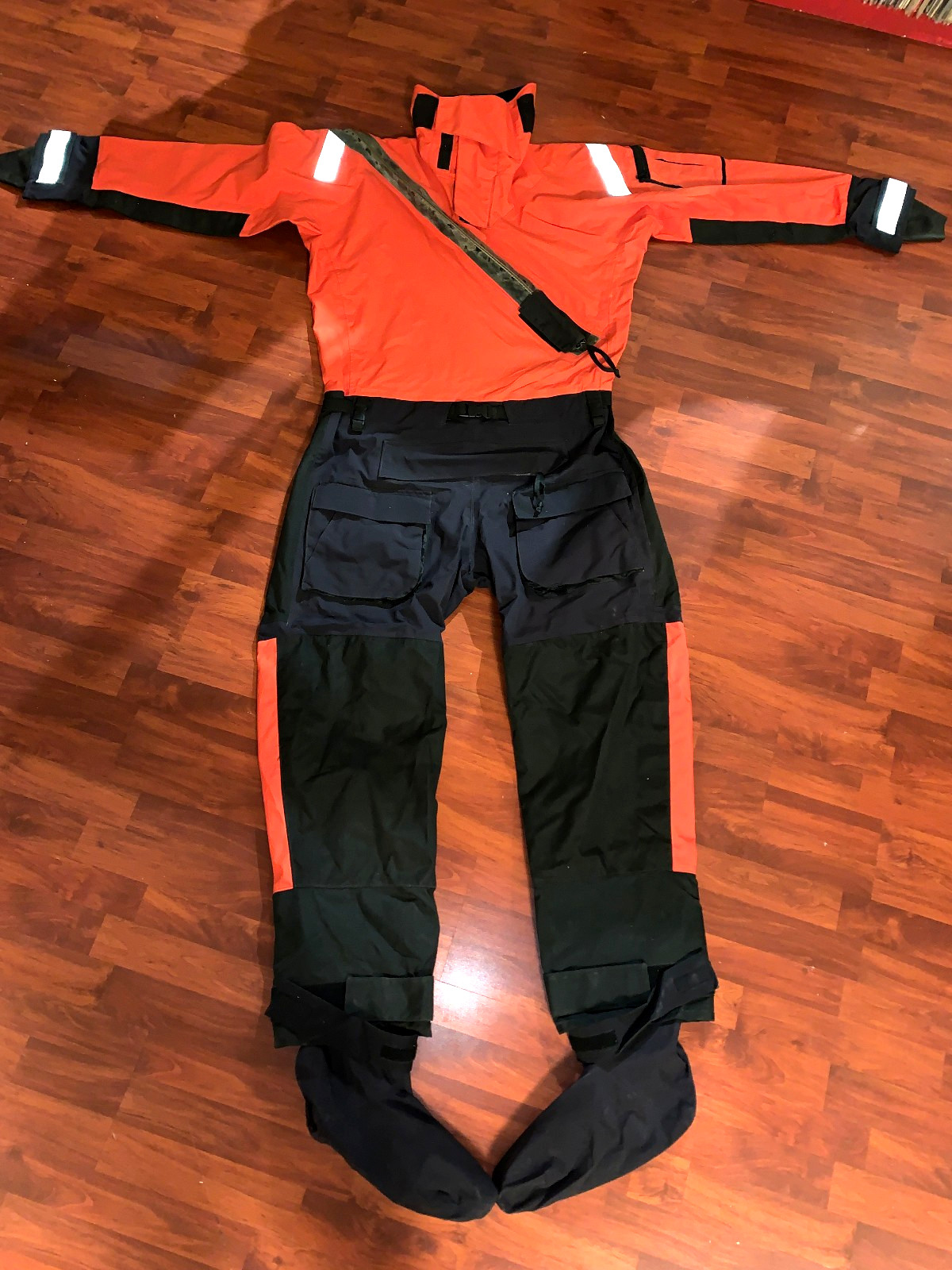 USCG Custom Coast Guard Rescue Kokatat GORE-TEX Dry Suit XL