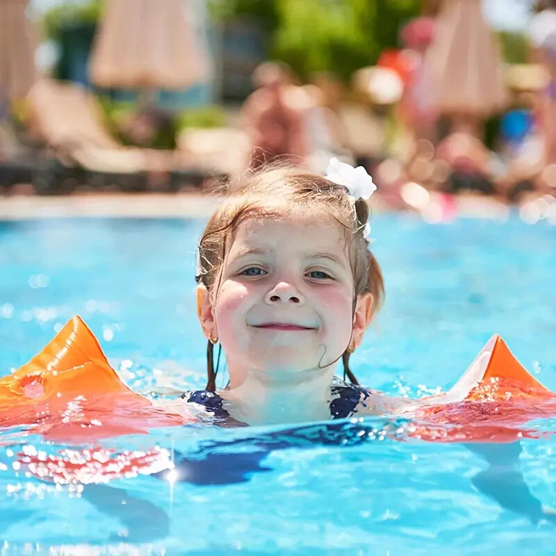 2-4 Pack Arm Floaties for Kids and Adults – Pool Floats Arm Bands Inflatable Swi