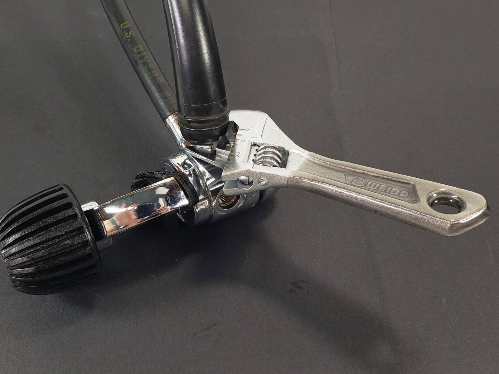 Scuba Dive 5.5″ Thin Jaw Head Stubby Adjustable Crescent Wrench Tool 5″