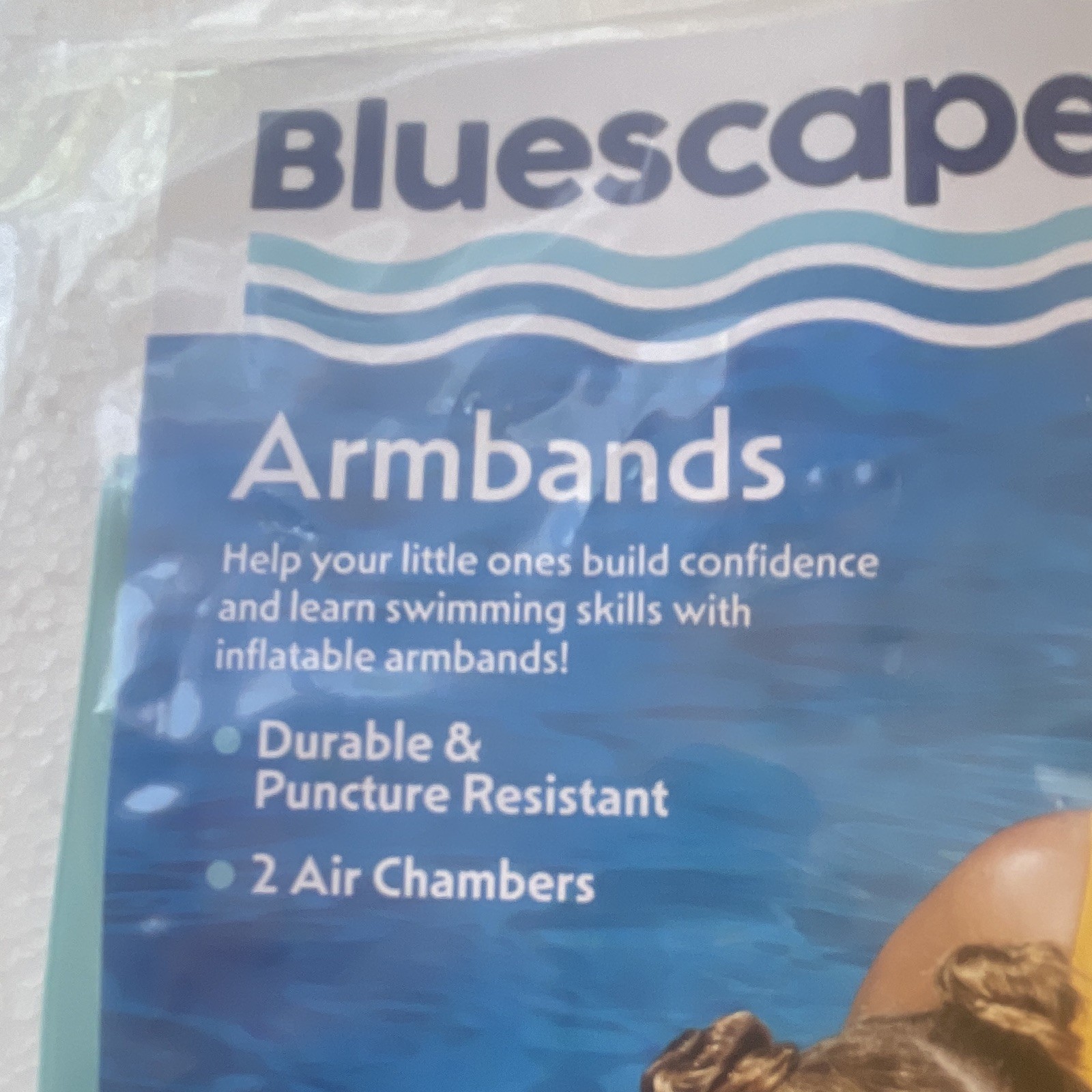 Bluescape Armbands Inflatable Swim Armbands Ages 3-6 Up to 44 lb 6.25″