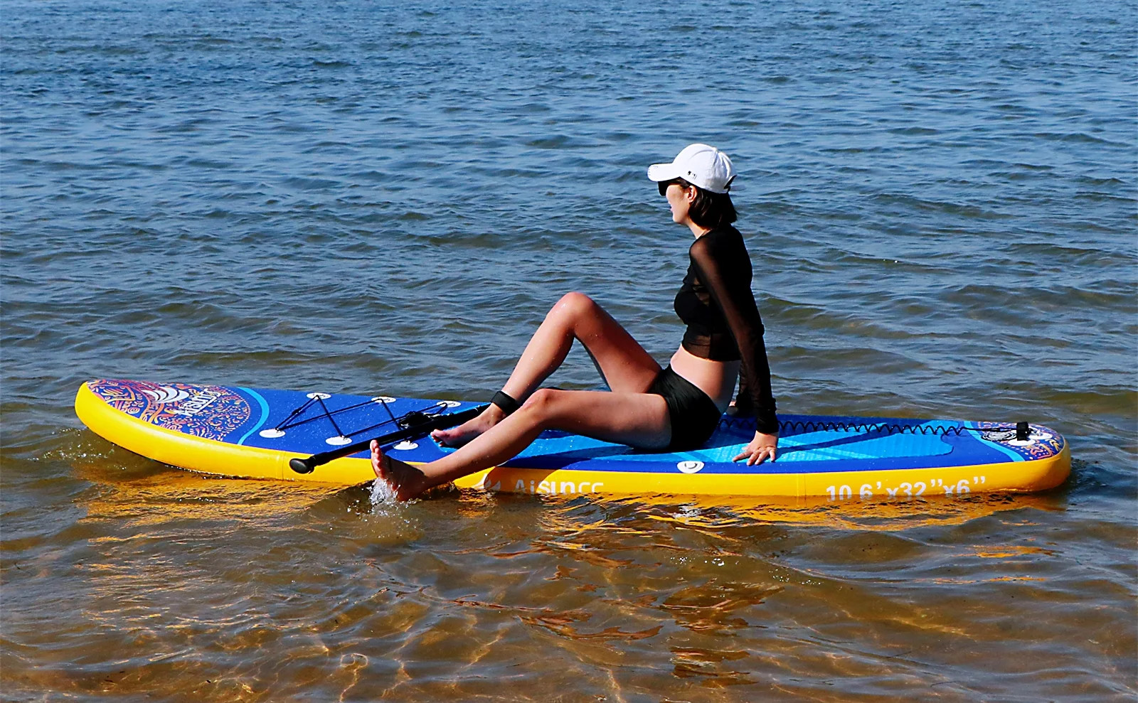 Inflatable Stand up Paddle Board, 10.6Ft SUP Paddleboard with Premium SUP Access