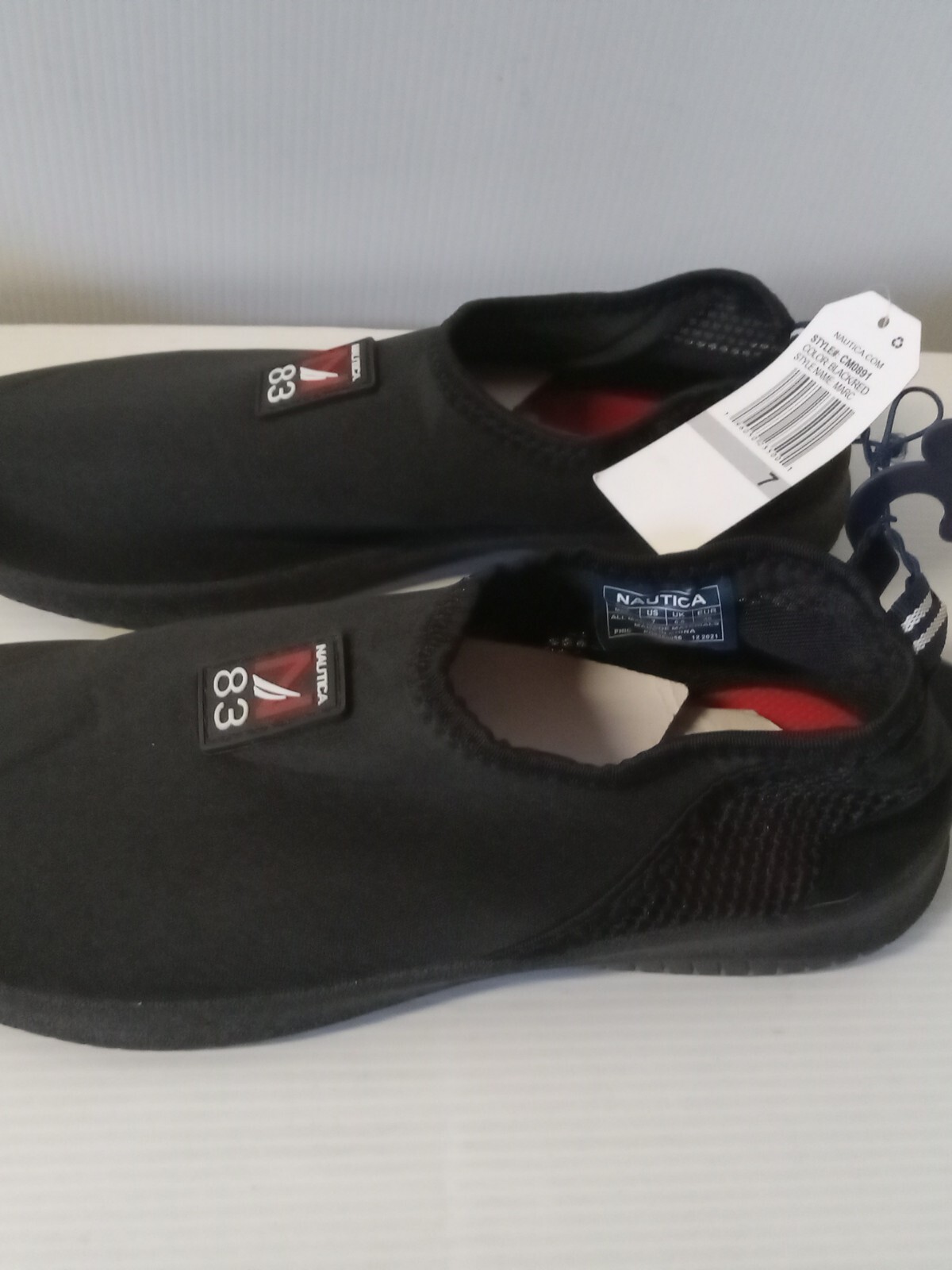 Nautica Kids size 7 Athletic Water Shoes Aqua “marc” Slip-on Sandals (☆#00t)