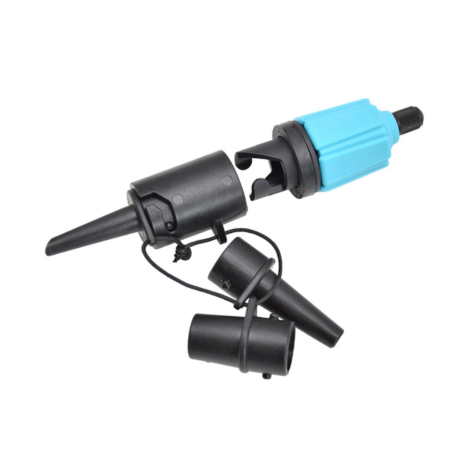 4 Pieces Inflator Pump Nozzle Air Valves Attachment Multifunctional Adaptor SUP
