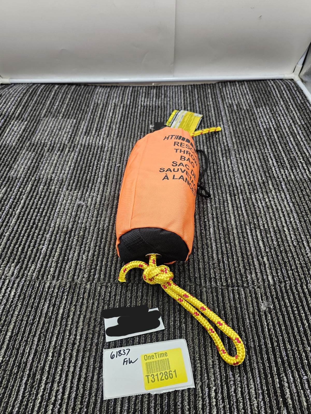 HT RTB-100 Rescue Throw Bag Safety Rope For On Water 50 feet, 3/8″ Thick