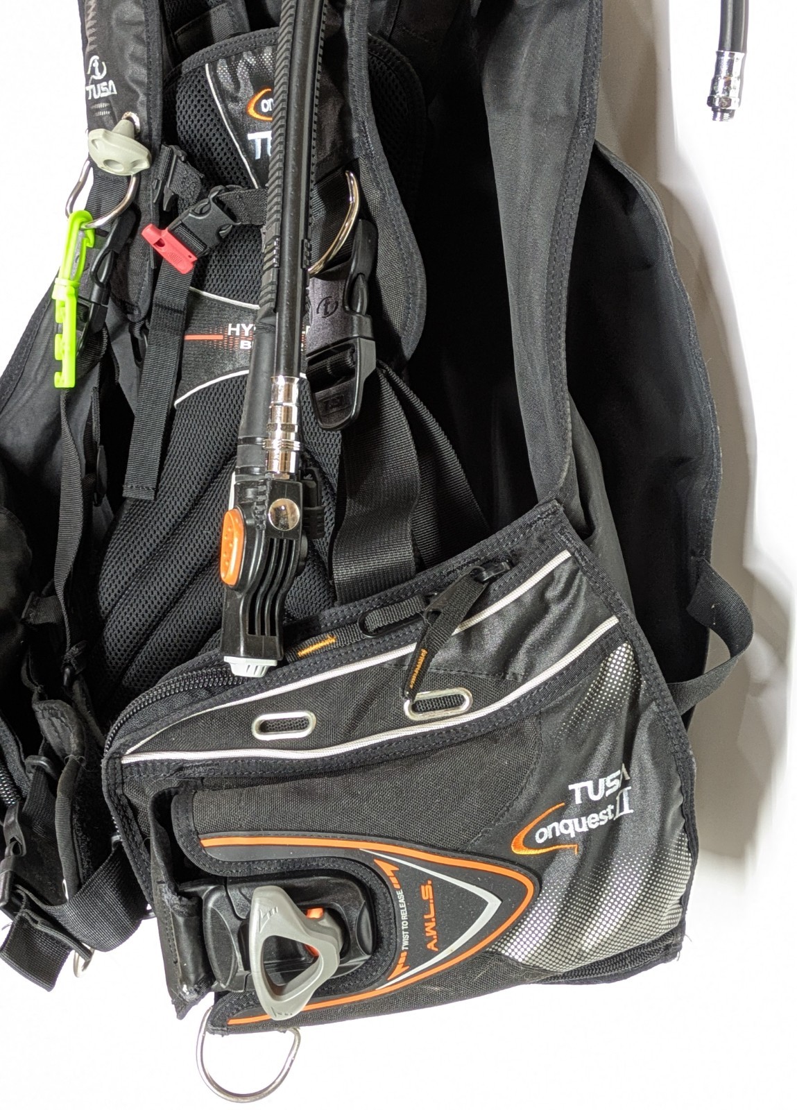 TUSA Conquest II A.P.A. Scuba Dive Weight Integrated BCD Jacket BC Large L, XL