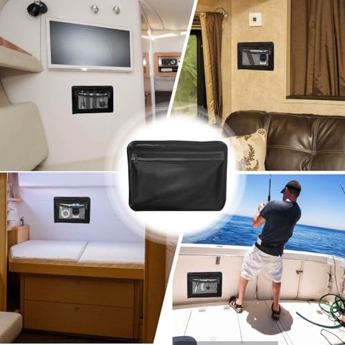 Self-Adhesive Boat Organizer Mesh Bag (13.4″x9.4″) – Dry Mount Pouch with 1PC