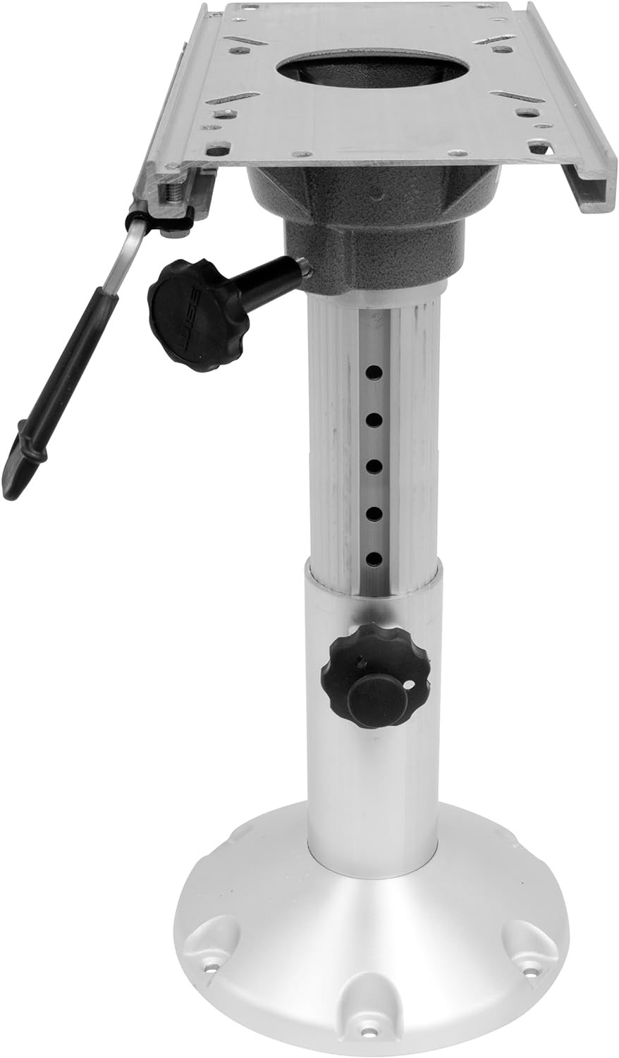 Wise 8WP21-374 Boat Seat Pedestal, Adjustable Height, Aluminum