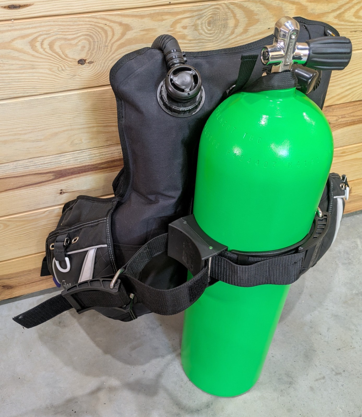 Scuba Dive Pony Bottle Tank Mount Holder Mounting Bracket Spare Air Cylinder