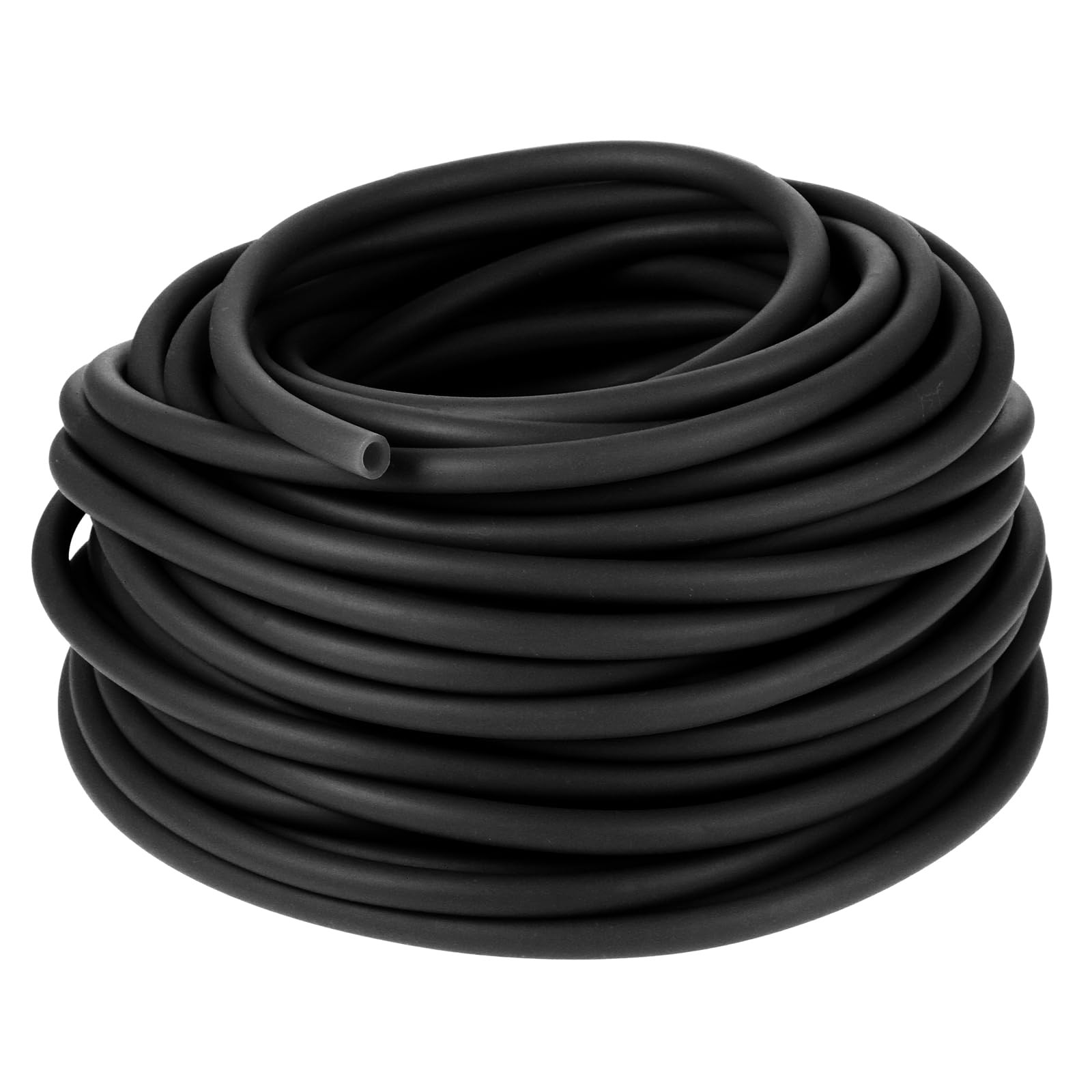 100 ft Latex Rubber 100 feet long, 1/4 inch ID, 3/8 OD, Black(100ft)