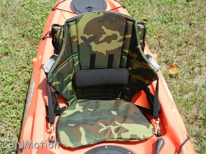 FISH COMFY HIGH BACK ELITE KAYAK SEAT – CAMO