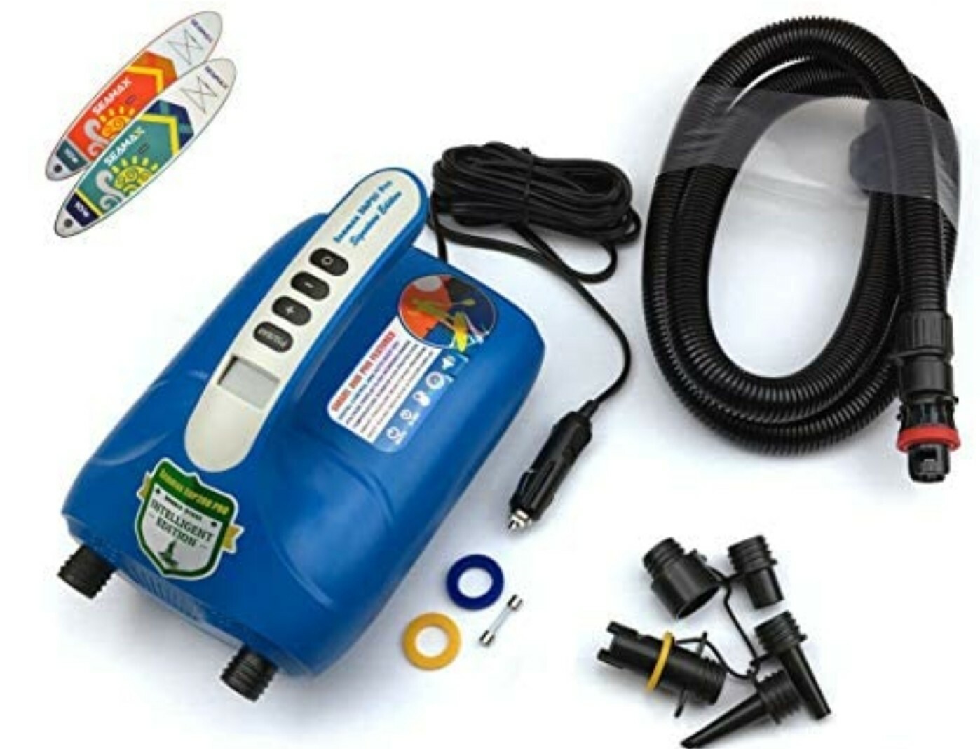 Seamax SUP20D 20PSI Double Stage Electric Air Pump for Inflatable SUP and Boat