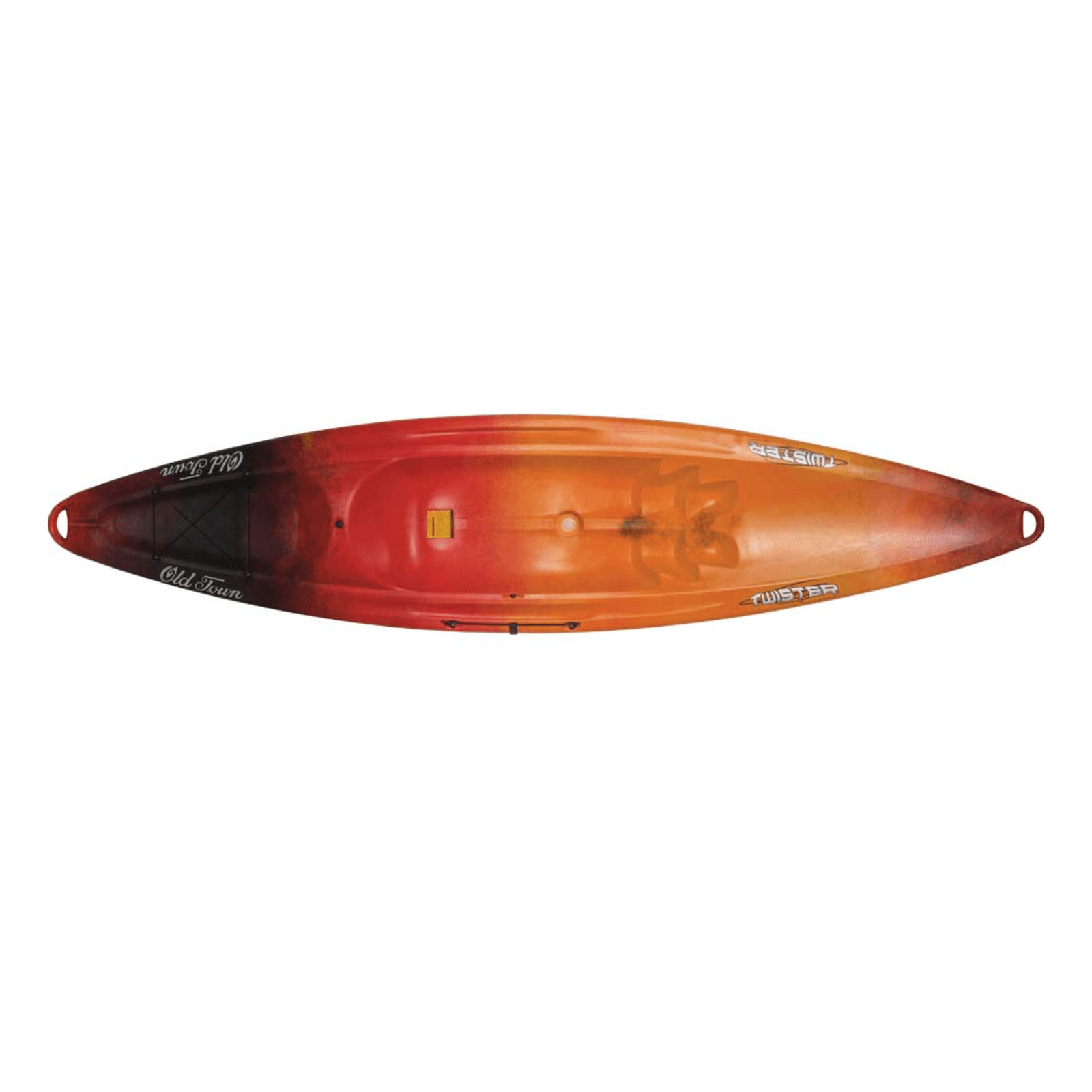 Old Town Twister Sit On Top Recreational Paddle Kayak Lava Orange 11 Ft 3 In