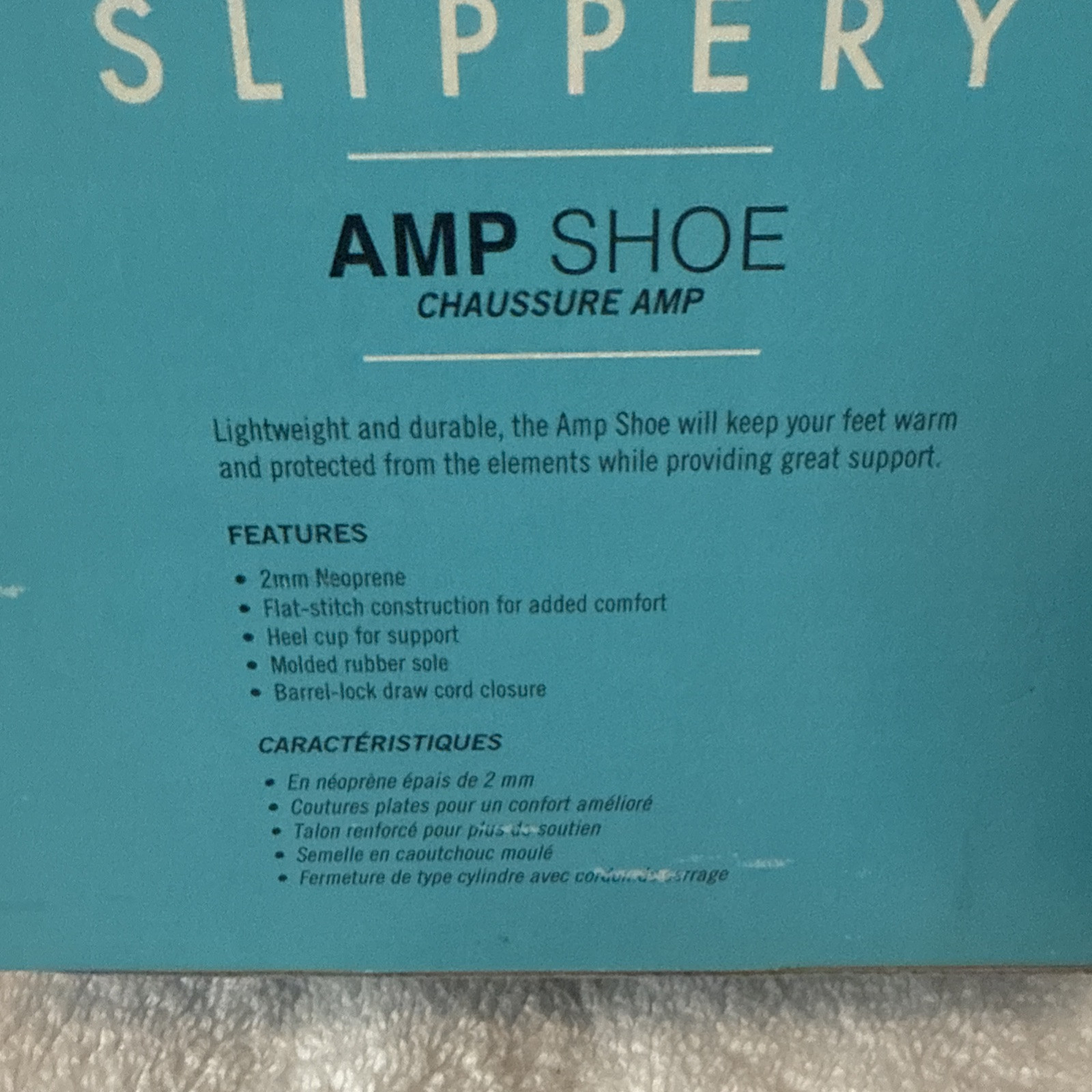 SLIPPERY AMP WATER Sports SHOES Size 2XS 3261-0163 JetSki Boat Boating Jet Ski