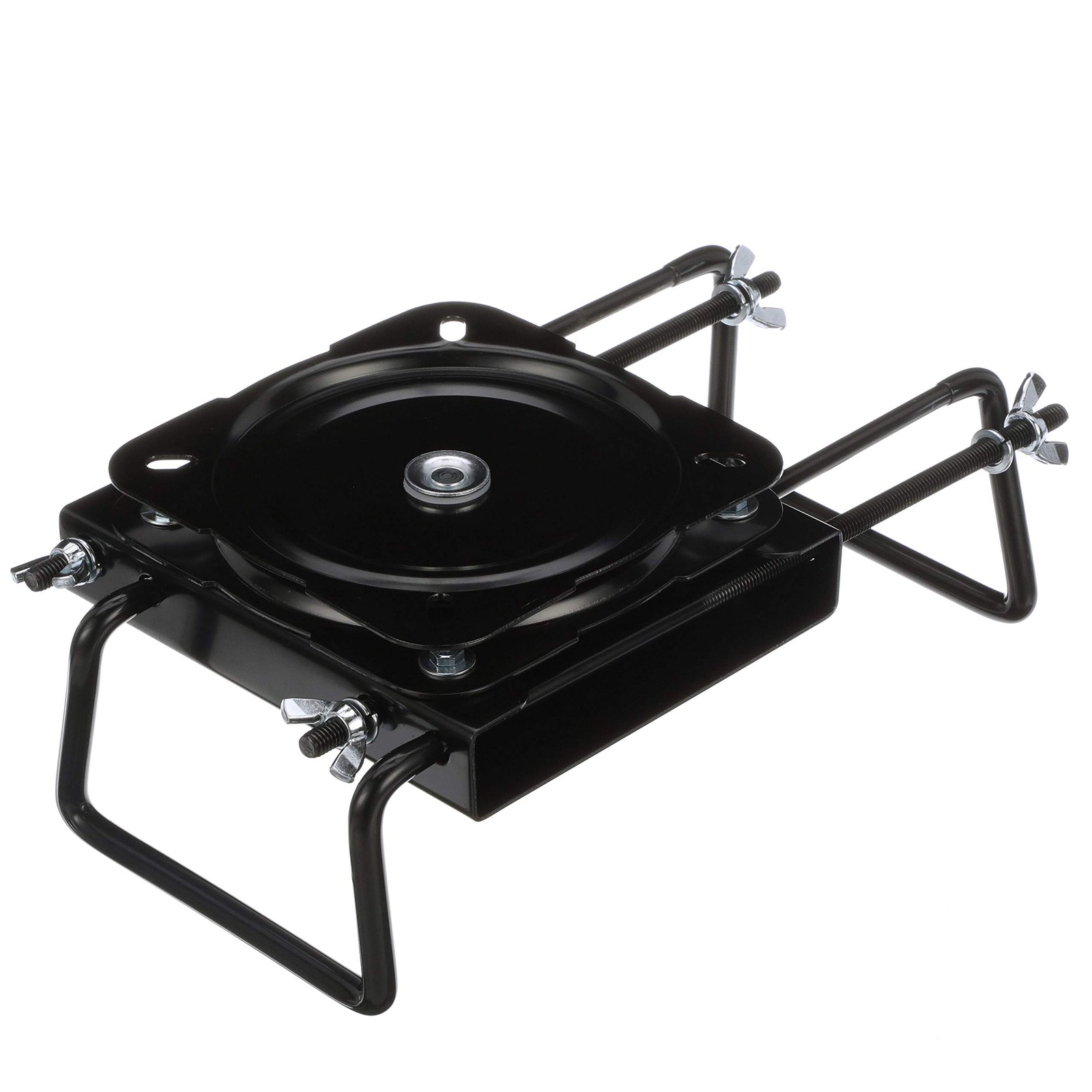Attwood 15700-3 Seat Mount, Clamp-On With Swivel, Adjusts 7.5 – 18″, Black