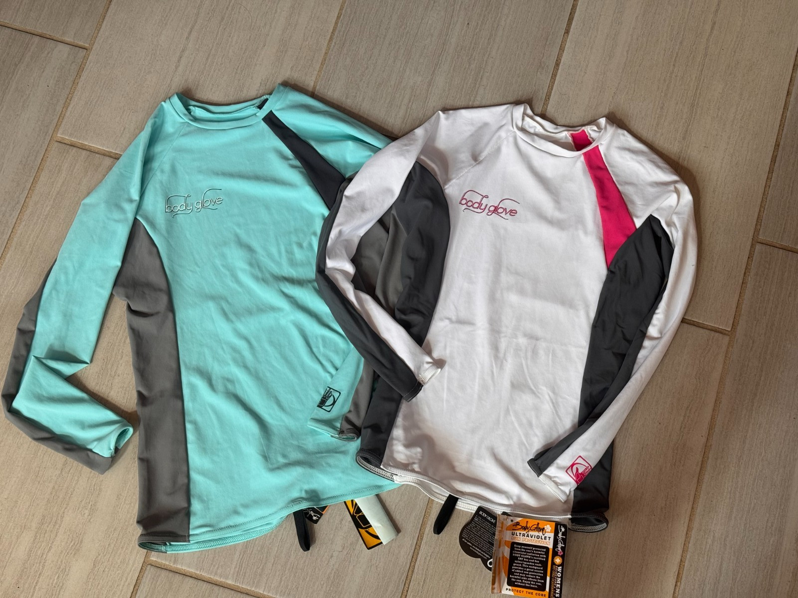 NWT Womens Body Glove LS UV50 Rash Guard, various sizes *Free USPS*