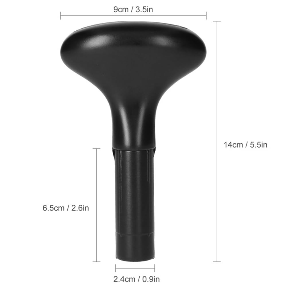 2pcs Kayak Canoe T Paddle Handle, T-Curved Ergo Handle, SUP Paddle Replacement H