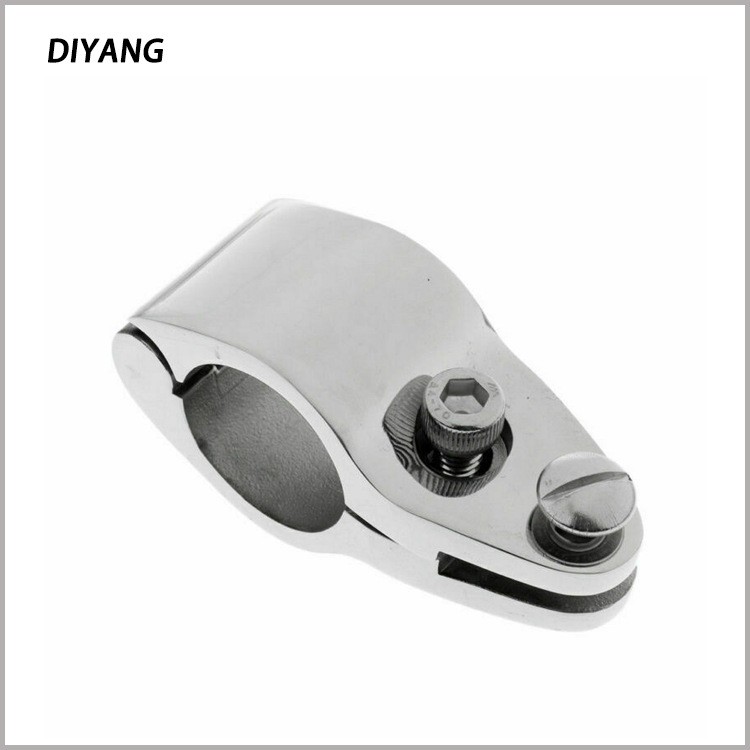 SS316 Pipe Clamp Marine Detachable Split Sliding Sleeve Boat Sunshade Mounting