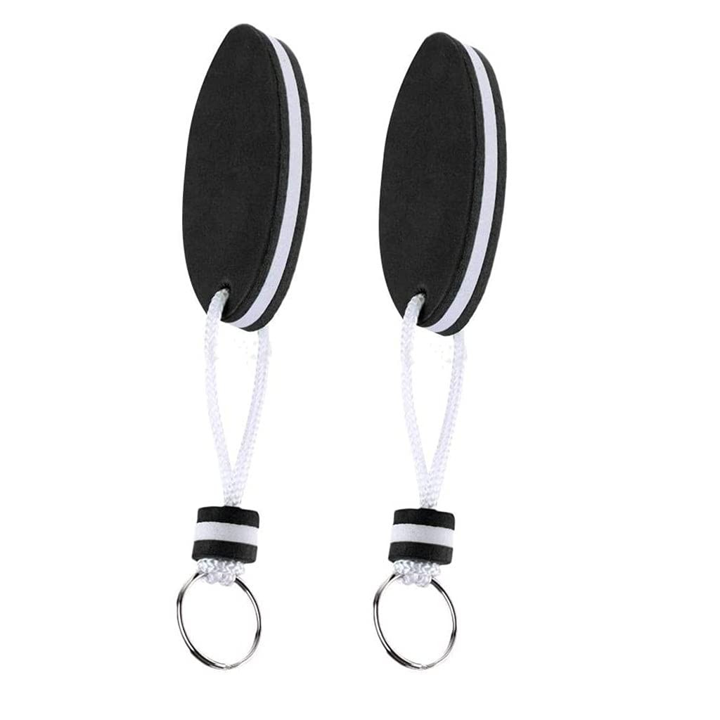 2 Pieces Floating Keychain, Float Buoy Boat Key Ring Buoyant Sports Key Chain…
