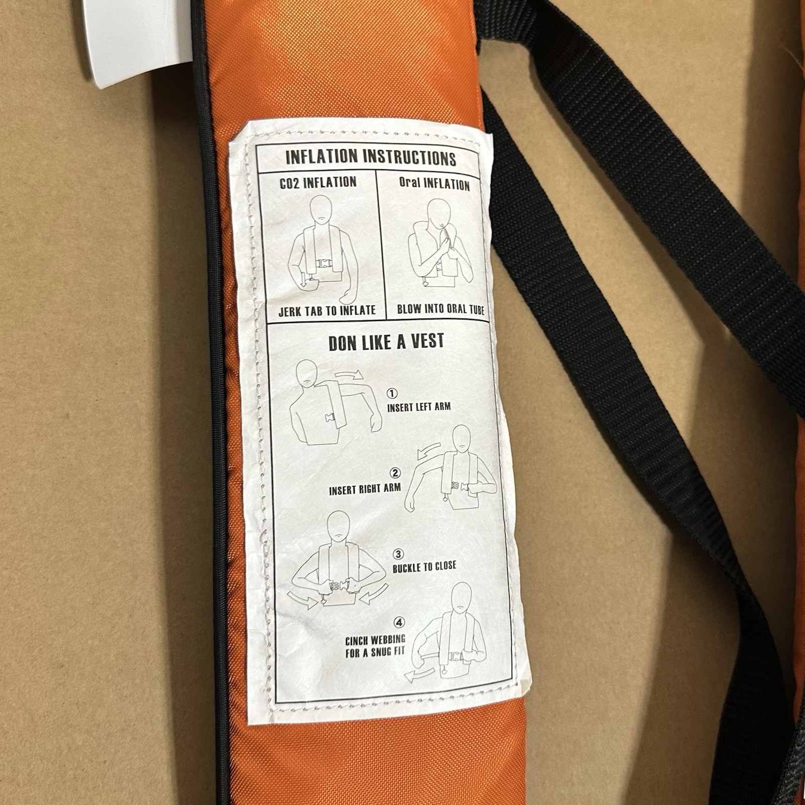 Havasu USCG Approved, Inflatable Life Jacket Vest, Automatic/Manual PFD, 24G CO2
