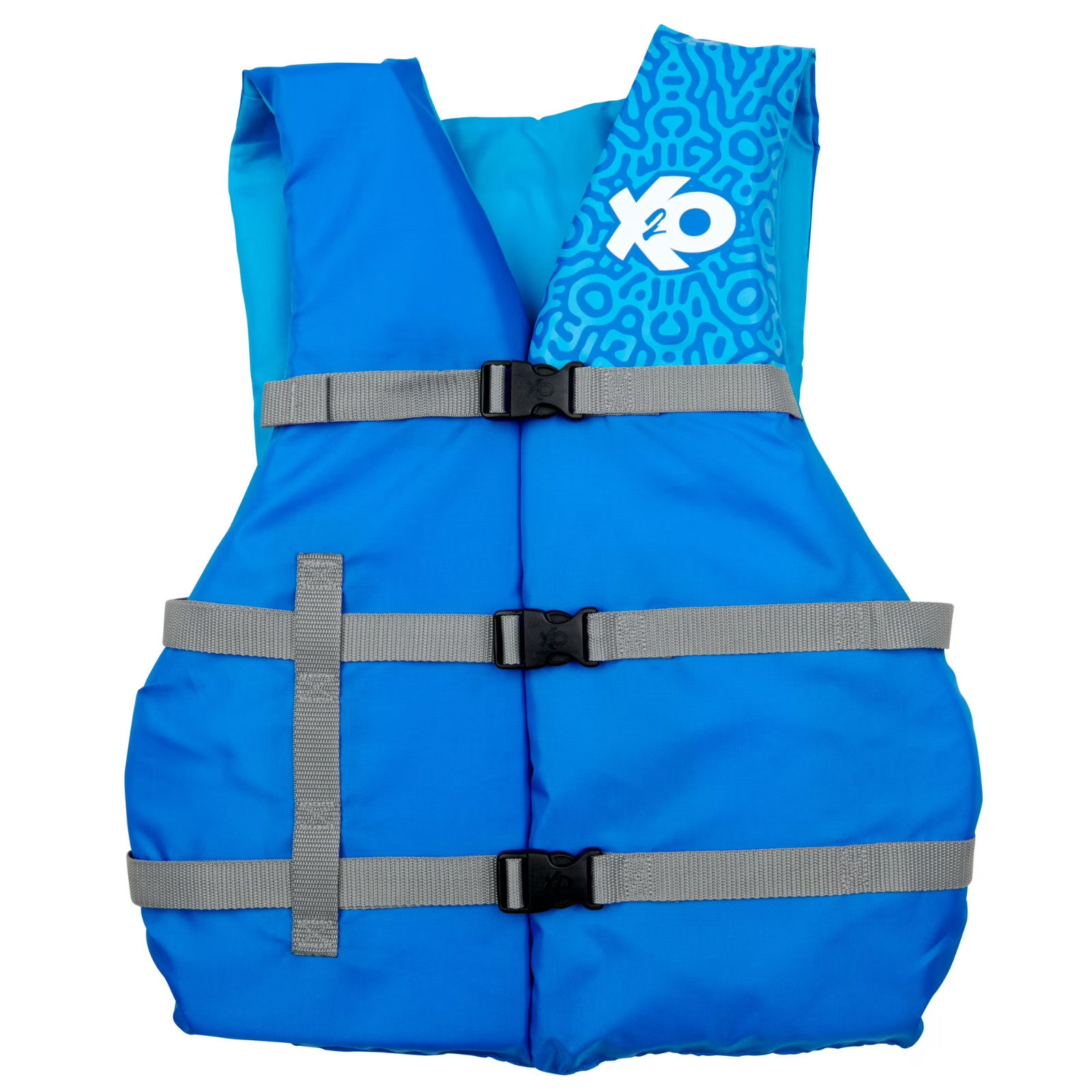 X2O Universal Adult 2X/3X Life Vest and Jacket, (50″ – 60″ Chest), Blue Ocean Co