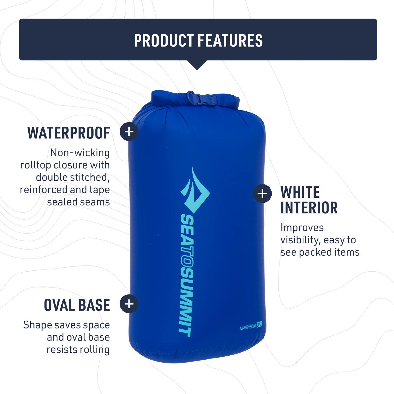 Lightweight Waterproof Dry Bag Set 3L 5L 8L For Hiking Camping Travel