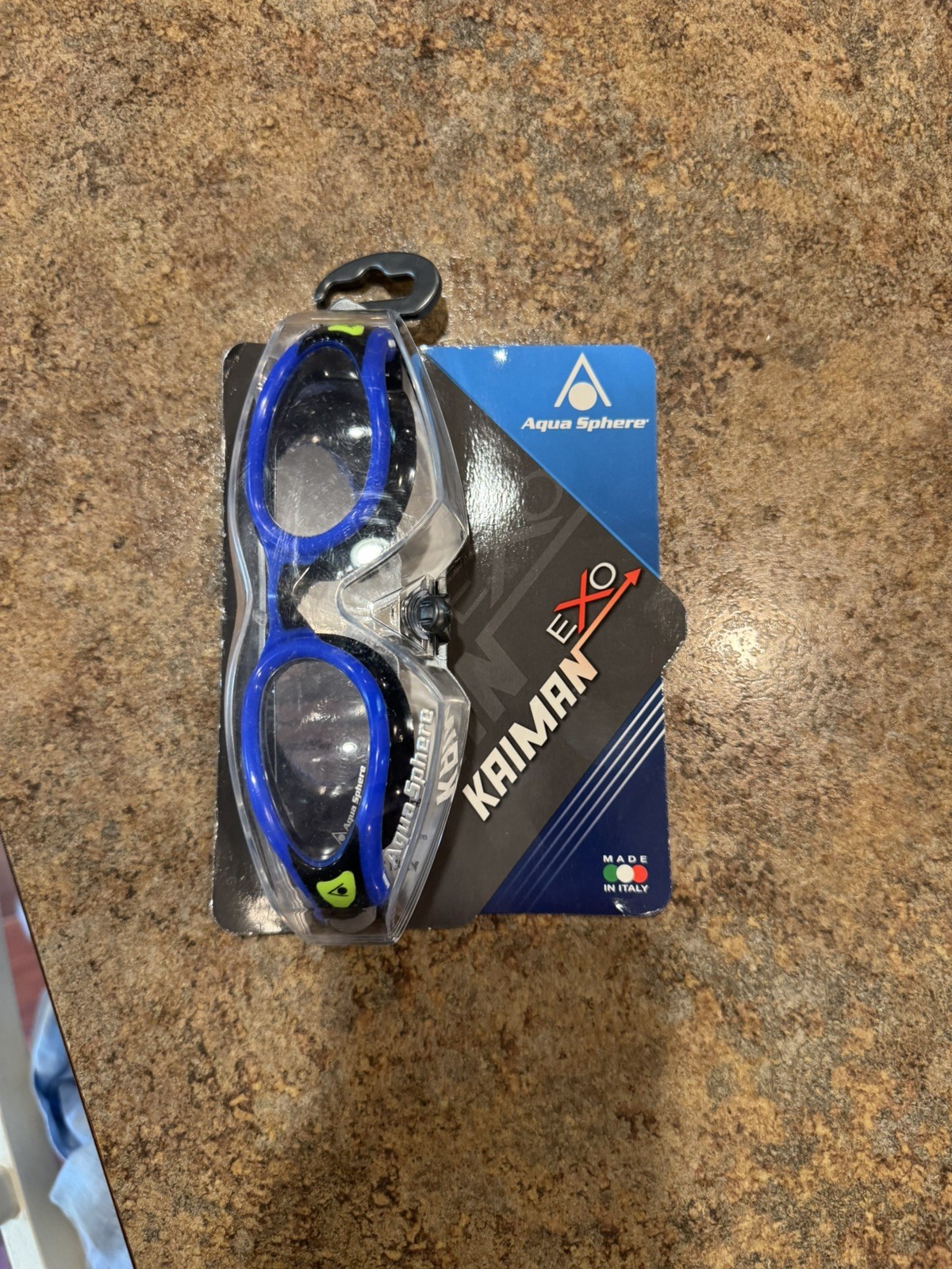 Aqua Sphere Kaiman EXO Swimming Goggles Italy- New in Packaging
