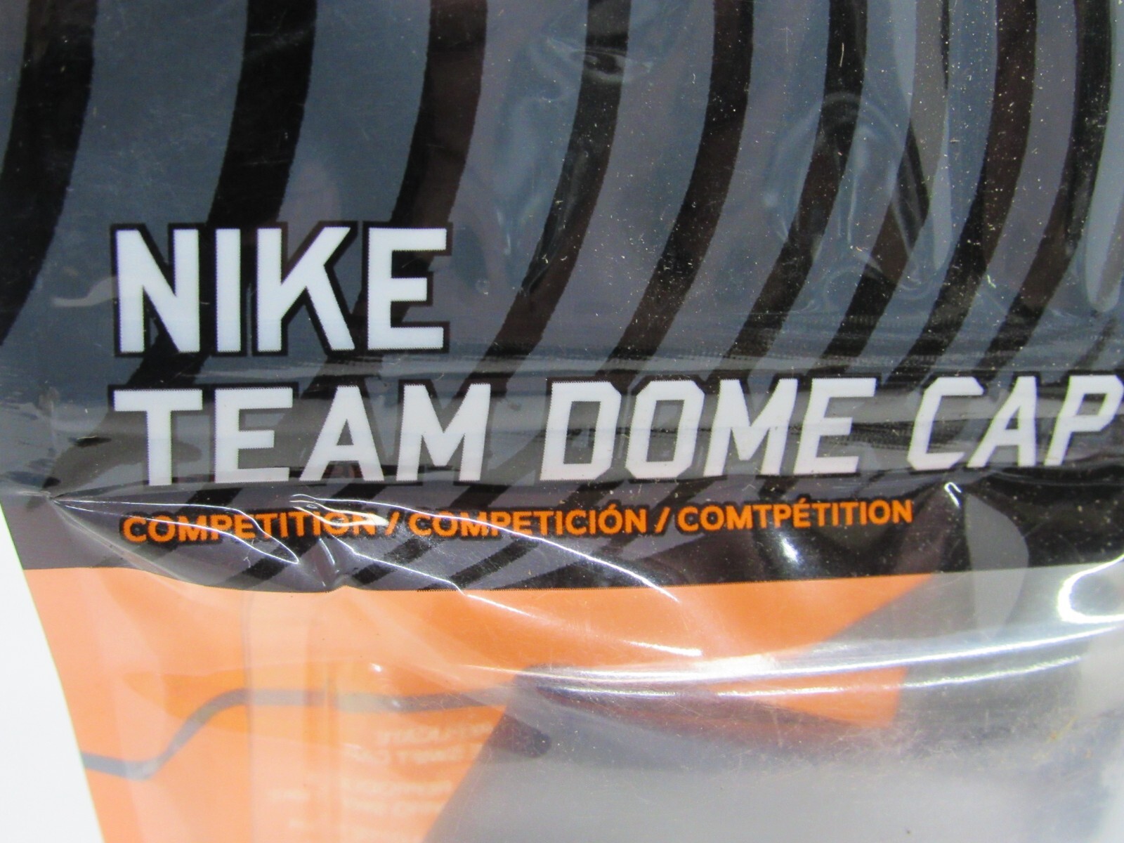 New Nike Team Dome Cap Swim Cap Midnight Navy One Size 100 % Silicon -gg