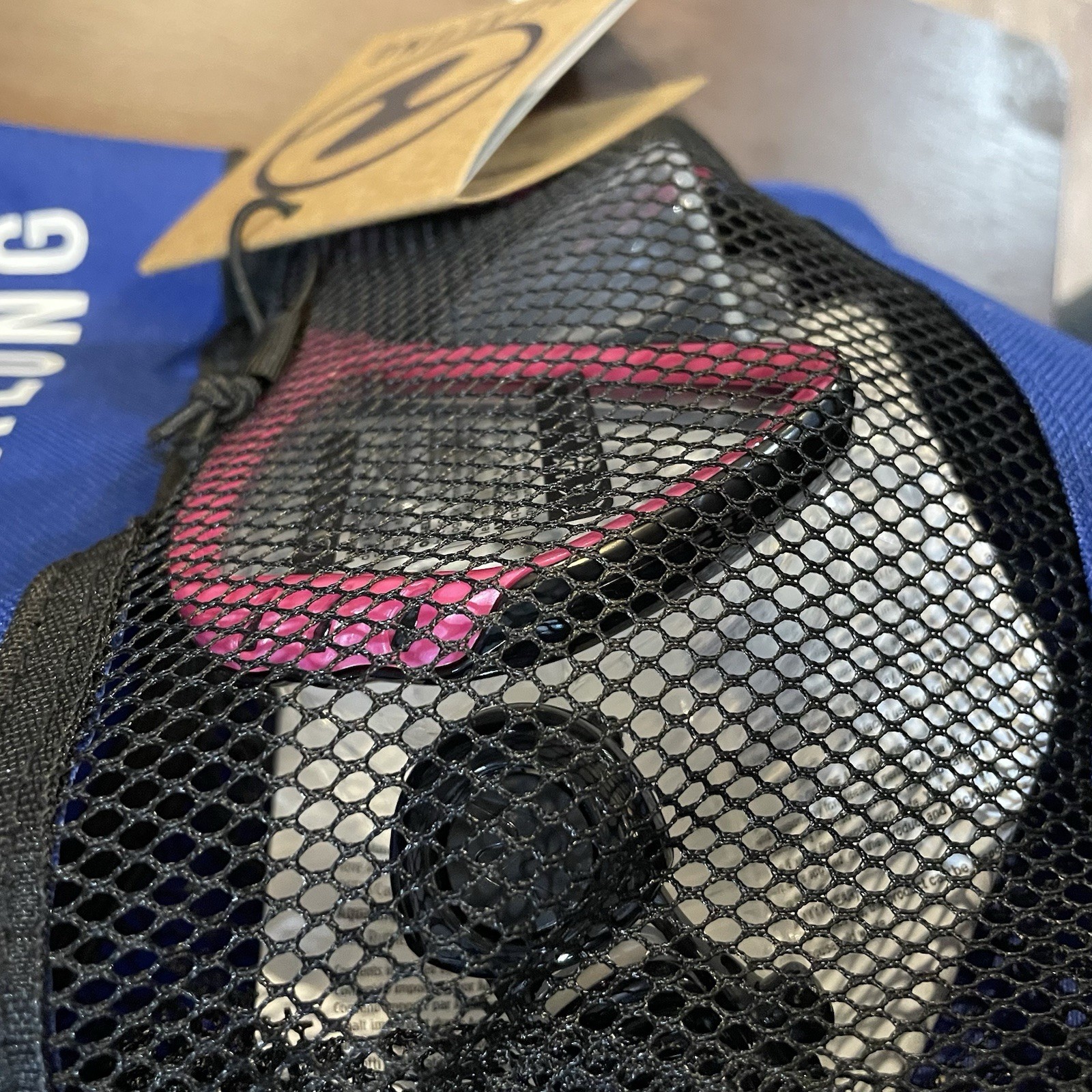 Aqualung Junior Cub Combo SN Mask Snorkel Set Pink Black White Made In Thailand