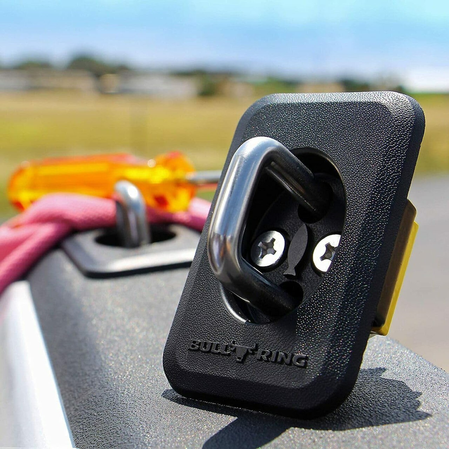 BullRing Classic Retractable Truck Bed Tie Down Anchors, 2-Pack – Raised F