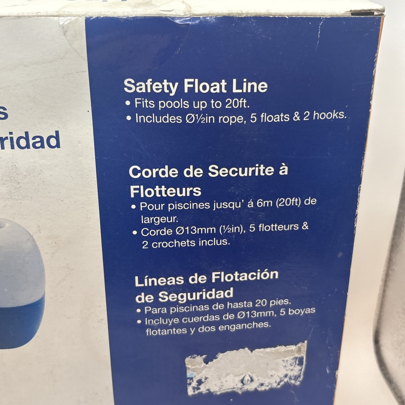 NEW 16-20 ft Swimming Pool STYLE Safety Divider Rope Float Buoy Shallow End Line