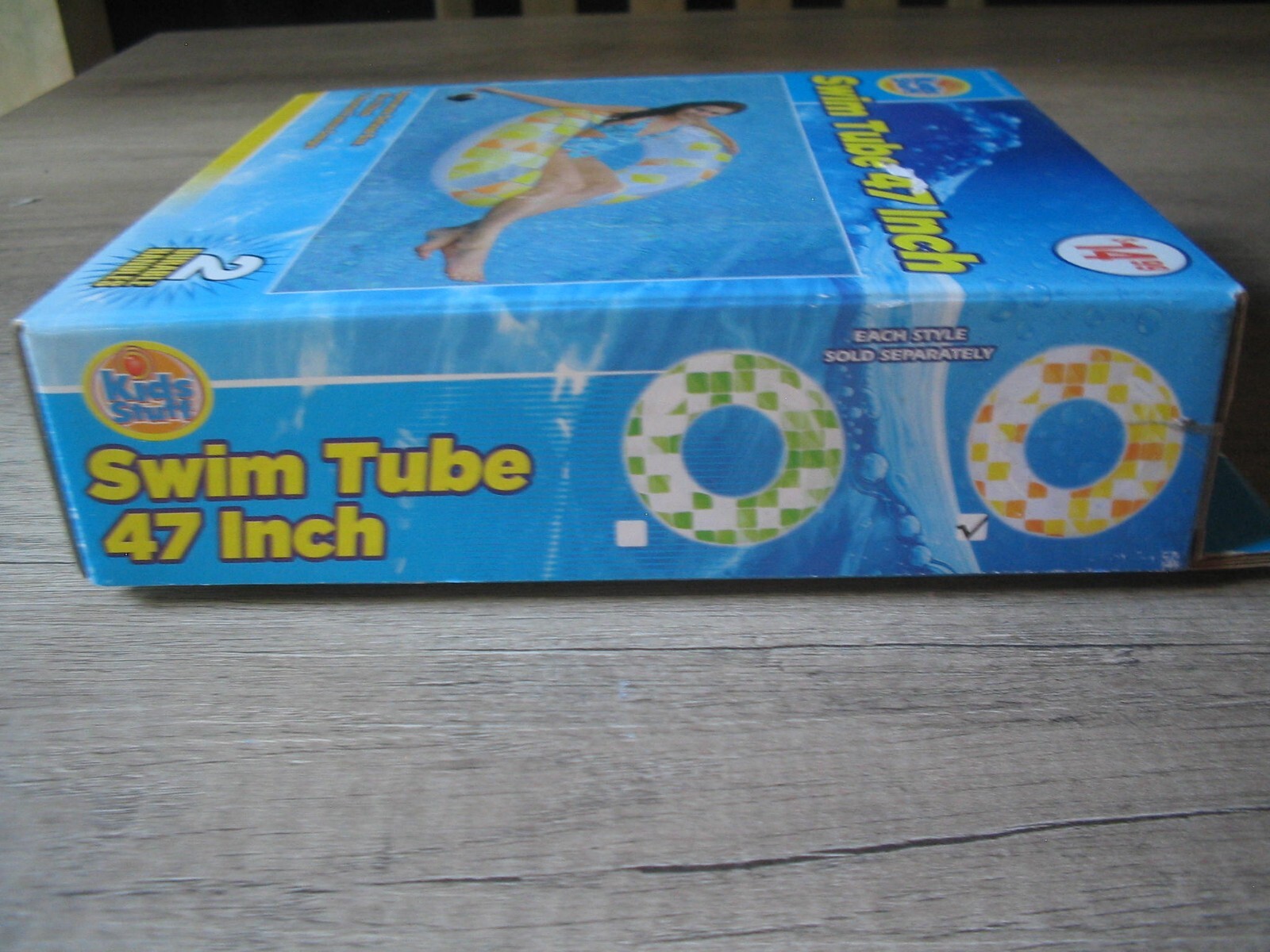Swim Tube 47 Inch Kids Stuff With 2 Durable Handles Age 14 And Up Adult Sealed