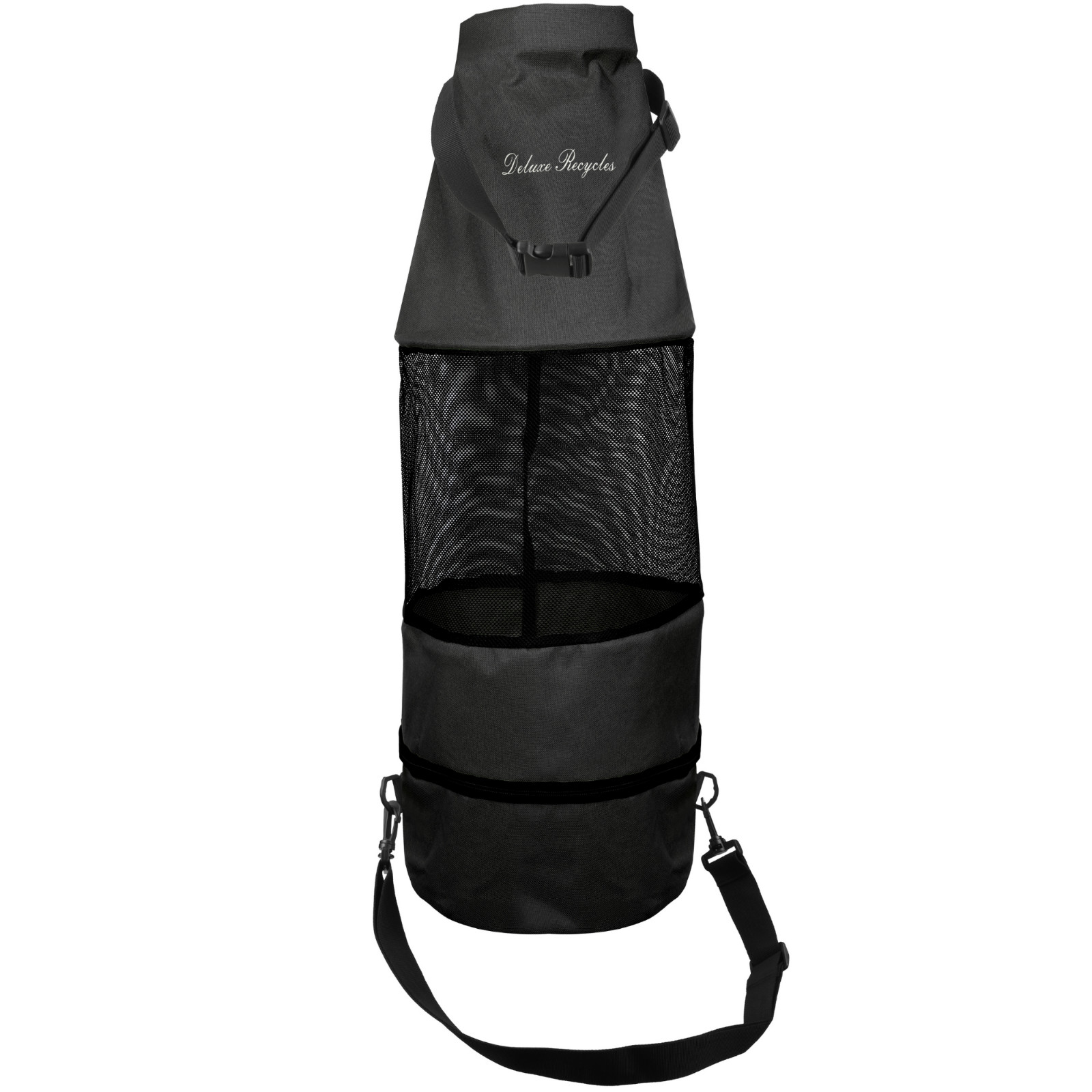 Deluxe Recycles Boat Trash Can Portable & Collapsible Bag W/ Easy Bottom Zipper