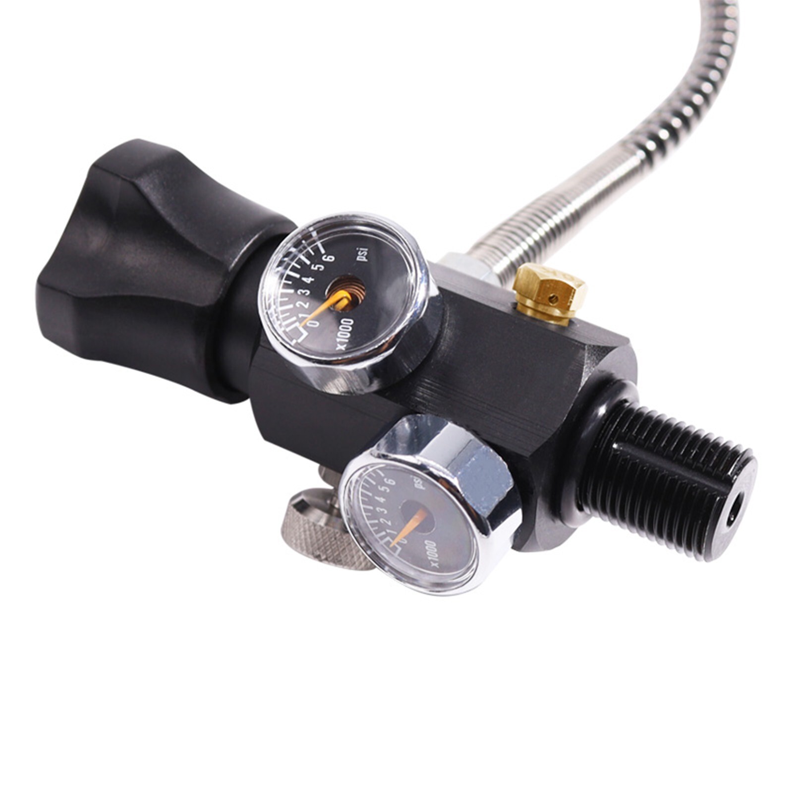 TUXING 4500 Psi Pcp Air Tank 6.8L Carbon Fiber HPA Tank with dual gauge valve