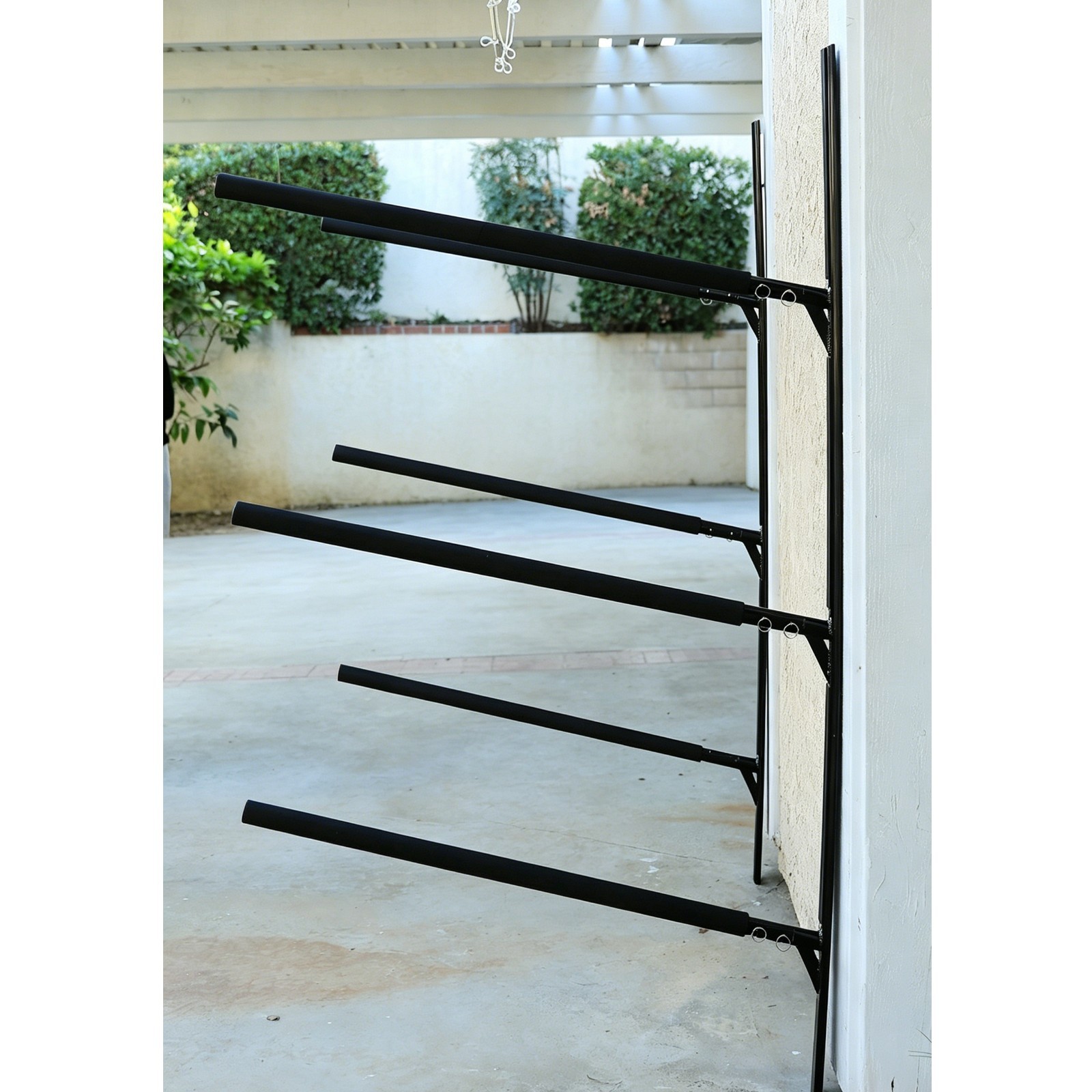 Heavy Duty T6061 Aluminum Wall Mount Rack Storage Rack Suit 3 Kayaks Or 3 Canoes