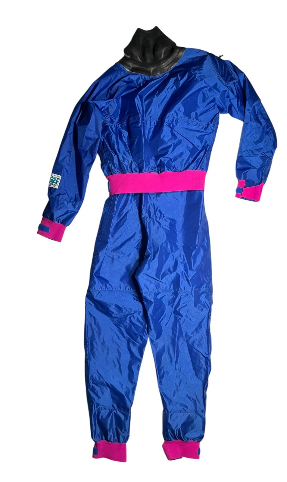 KOKATAT Blue/Pink Waterproof PADDLE DRY SUIT Kayak Windbreaker Spray Jacket Sz L